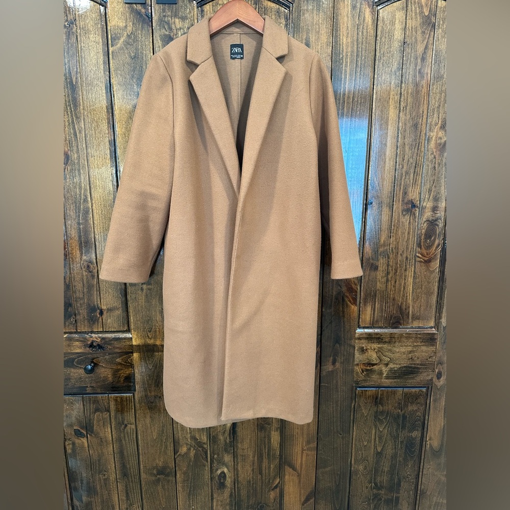 Zara Classic Camel Trench Coat